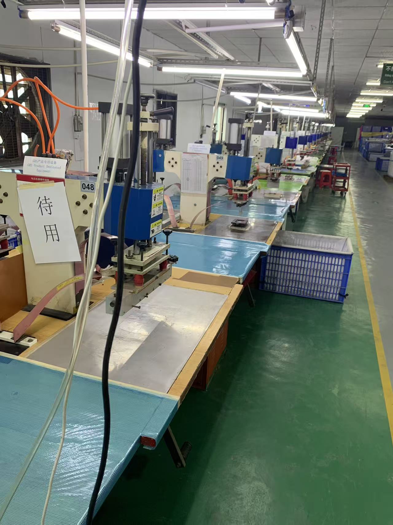 soft cooler backpack factory welding line